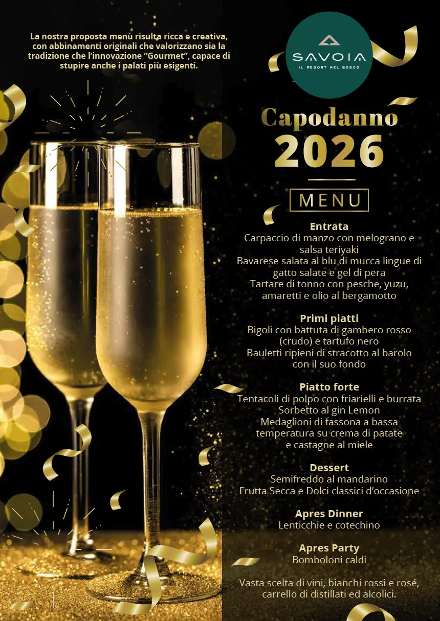 savoia hotel bardonecchia cenone capodanno 2026